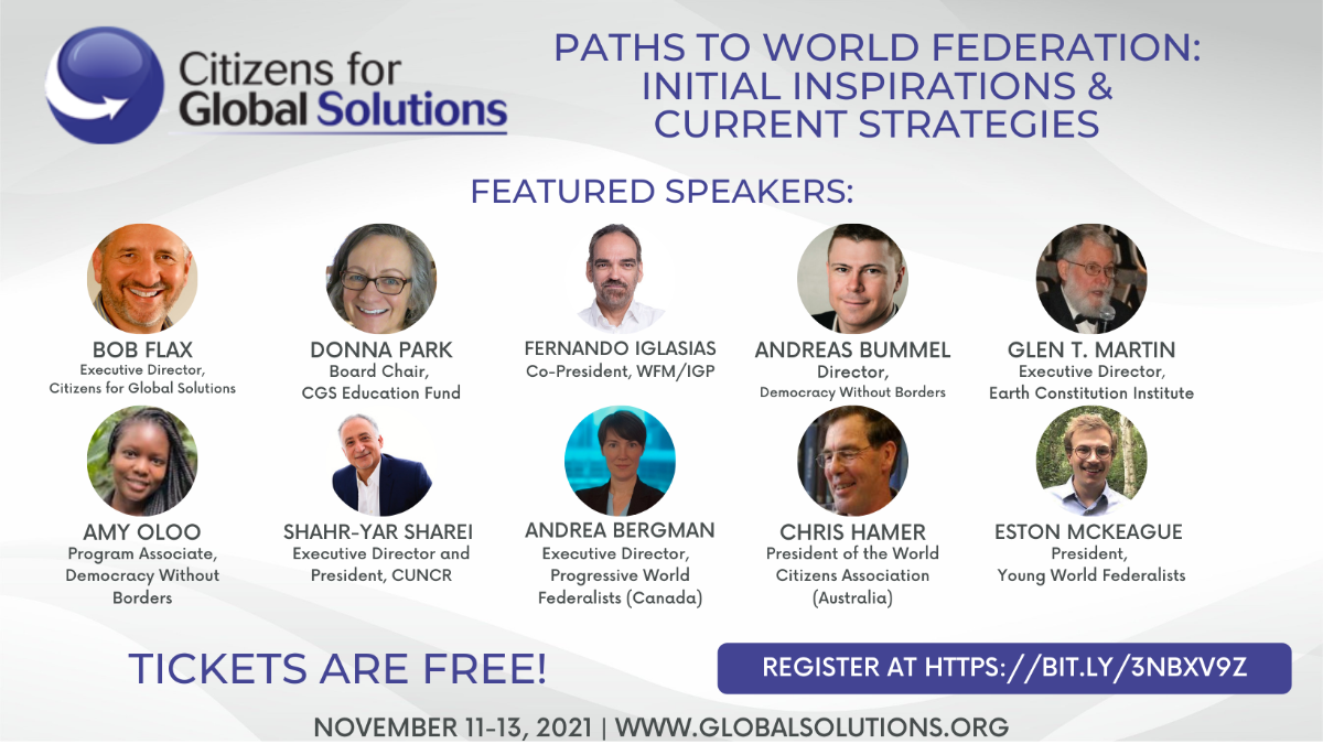 Free Virtual Conference Paths to World Federation Initial